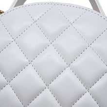 Load image into Gallery viewer, CHANEL Matelasse ChainClutch Shoulder Bag White AP3088 Lambskin
