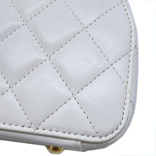 Load image into Gallery viewer, CHANEL Matelasse ChainClutch Shoulder Bag White AP3088 Lambskin
