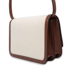 Load image into Gallery viewer, BURBERRY TBBag Crossbody Bag Ivory/Brown 8039364 Canvas Leather Size Mini
