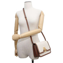 Load image into Gallery viewer, BURBERRY TBBag Crossbody Bag Ivory/Brown 8039364 Canvas Leather Size Mini
