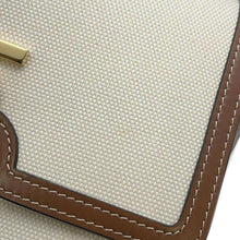 Load image into Gallery viewer, BURBERRY TBBag Crossbody Bag Ivory/Brown 8039364 Canvas Leather Size Mini
