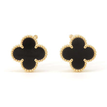 将图像加载到图库查看器中，Van Cleef &amp; Arpels Vintage Alhambra Earring VCARA44200 18K Yellow Gold
