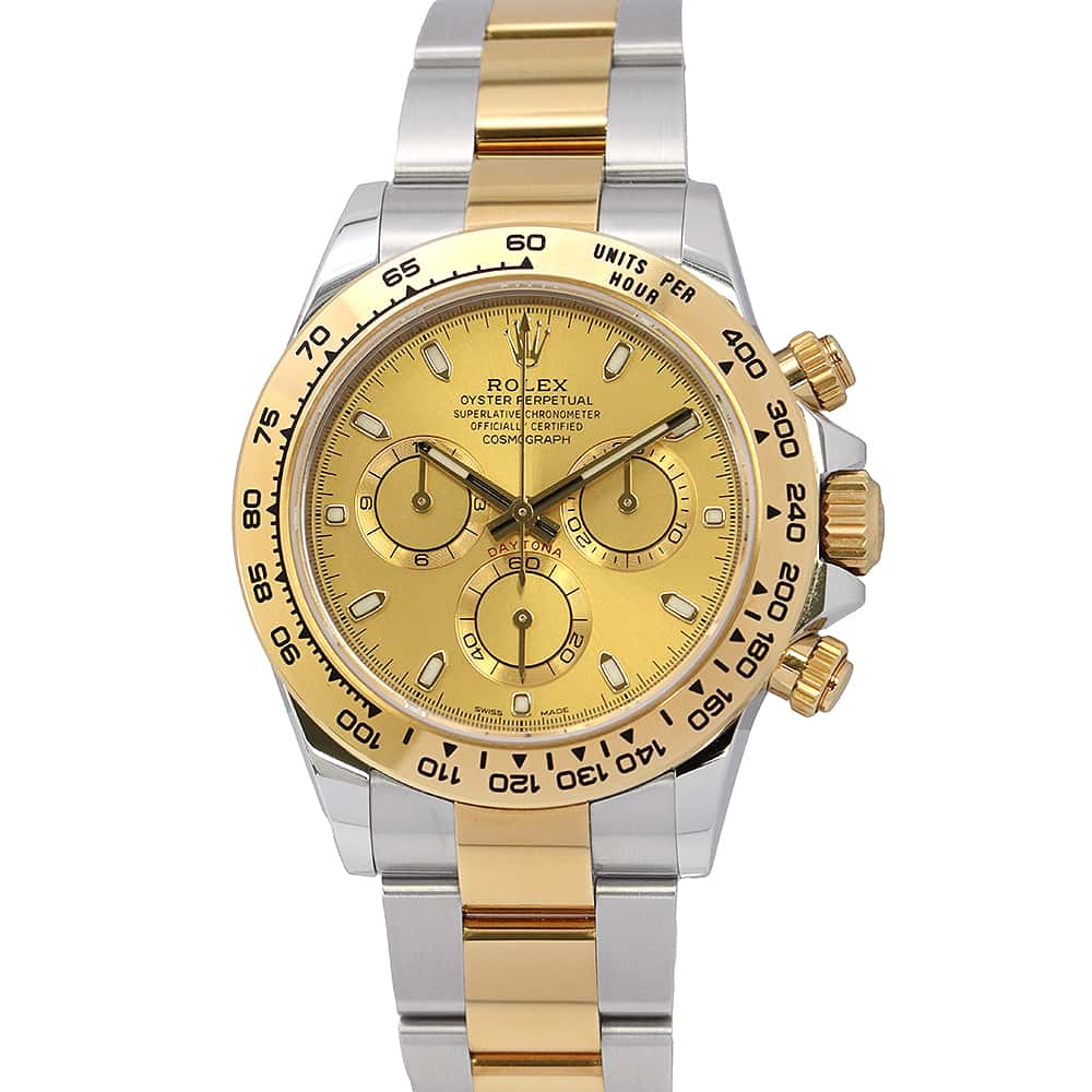 ROLEX Cosmograph Daytona W40mm Stainless Steel K18YG Champagne Dial116503