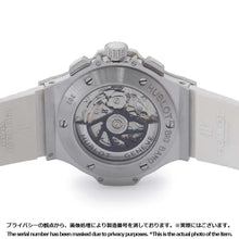 将图像加载到图库查看器中，HUBLOT Big Bang St. Moritz Bezel Diamond W44mm Stainless Steel Rubber White Dial 301.SE.030.RW.114
