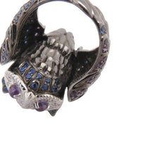 Load image into Gallery viewer, Boucheron Nocturne Owl Chouette Ring Size 51/#11 JRG00707 K18WG K18BG
