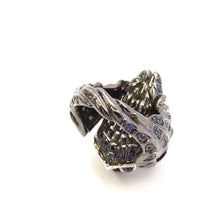 Load image into Gallery viewer, Boucheron Nocturne Owl Chouette Ring Size 51/#11 JRG00707 K18WG K18BG
