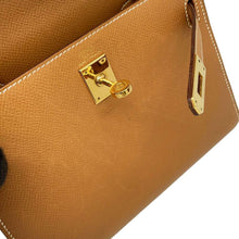 将图像加载到图库查看器中，HERMES Mini Kelly Sellier stitching Natural Courchevel
