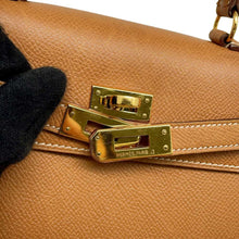 将图像加载到图库查看器中，HERMES Mini Kelly Sellier stitching Natural Courchevel
