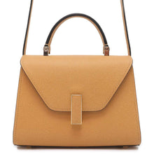 将图像加载到图库查看器中，Valextra Valextra Idide 2WAY Handbag AmberYellow V5E23 028 Leather Size micro
