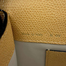 将图像加载到图库查看器中，Valextra Valextra Idide 2WAY Handbag AmberYellow V5E23 028 Leather Size micro
