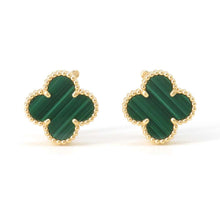 将图像加载到图库查看器中，Van Cleef &amp; Arpels Vintage Alhambra Earring VCARO3QL00 18K Yellow Gold
