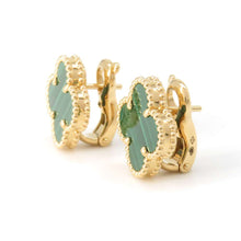 将图像加载到图库查看器中，Van Cleef &amp; Arpels Vintage Alhambra Earring VCARO3QL00 18K Yellow Gold
