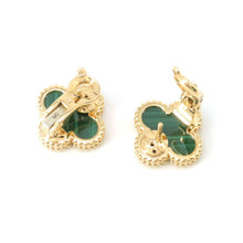 将图像加载到图库查看器中，Van Cleef &amp; Arpels Vintage Alhambra Earring VCARO3QL00 18K Yellow Gold
