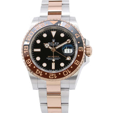 将图像加载到图库查看器中，ROLEX GMT Master 2 W40mm Stainless Steel K18PG Black Dial 126711CHNR
