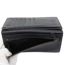 将图像加载到图库查看器中，Berluti Santal Scrit Leather Zip Long Wallet Black Leather
