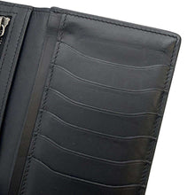 将图像加载到图库查看器中，Berluti Santal Scrit Leather Zip Long Wallet Black Leather
