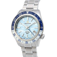 将图像加载到图库查看器中，SEIKO Sports Collection Mechanical Hi-Beat36000 GMT Caliber 9S W44.2mm Stainless Steel Sky Blue Dial SBGJ275
