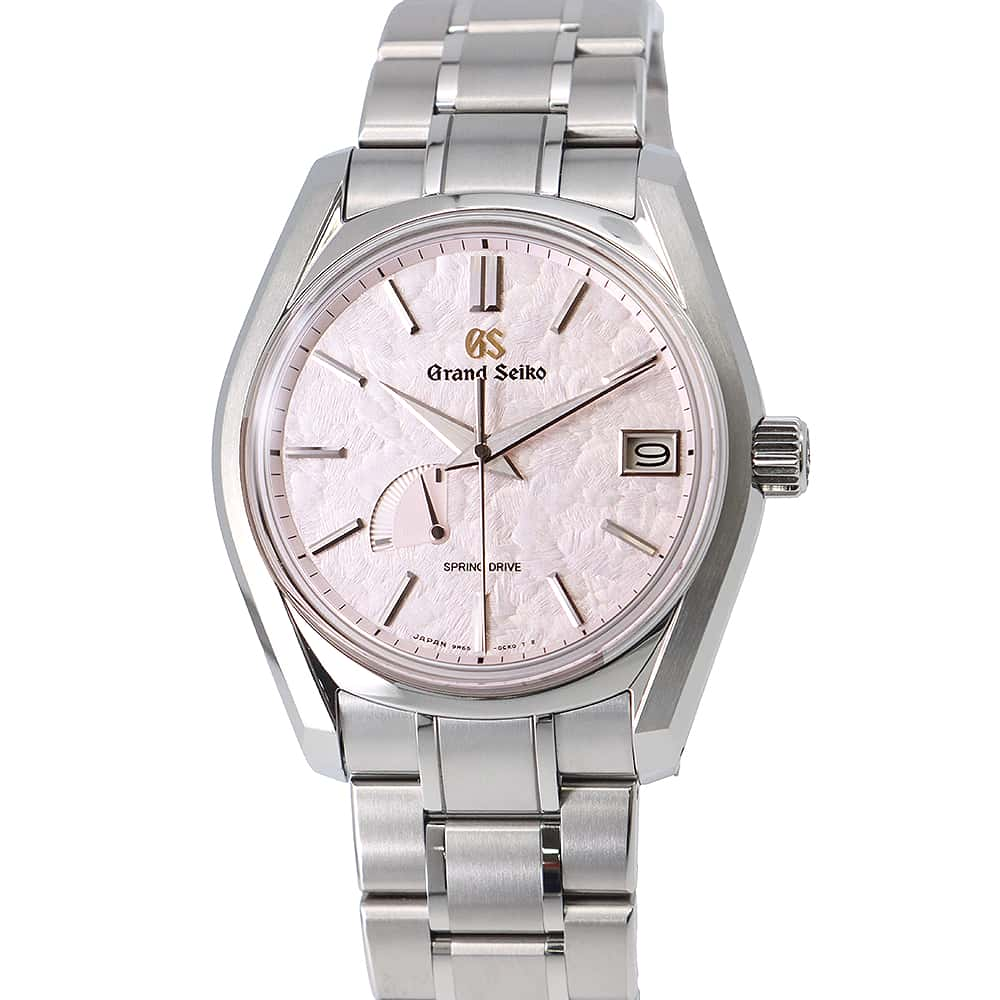 SEIKO Grand Seiko Heritage Collection Hanaikada W40mm Ti Grayish pink Dial SBGA443