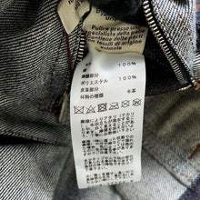 Load image into Gallery viewer, HERMES Icon・O・Kare Denim Jacket Size 50 Navy Cotton100% Leather
