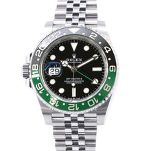 将图像加载到图库查看器中，ROLEX GMT MasterII W40mm Stainless Steel Black Dial 126720VTNR
