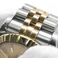 将图像加载到图库查看器中，ROLEX Datejust Turn-O-Graph W36mm Stainless Steel K18YG Champagne Dial 116263
