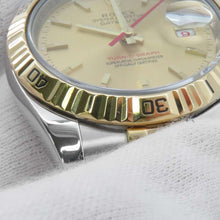 将图像加载到图库查看器中，ROLEX Datejust Turn-O-Graph W36mm Stainless Steel K18YG Champagne Dial 116263
