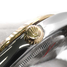 将图像加载到图库查看器中，ROLEX Datejust Turn-O-Graph W36mm Stainless Steel K18YG Champagne Dial 116263
