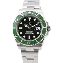 将图像加载到图库查看器中，ROLEX Submariner Date W41mm Stainless Steel Black Dial 126610LV
