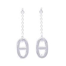 将图像加载到图库查看器中，HERMES Chaine d&#39;Ancre Farandole Earrings SV925
