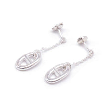 将图像加载到图库查看器中，HERMES Chaine d&#39;Ancre Farandole Earrings SV925
