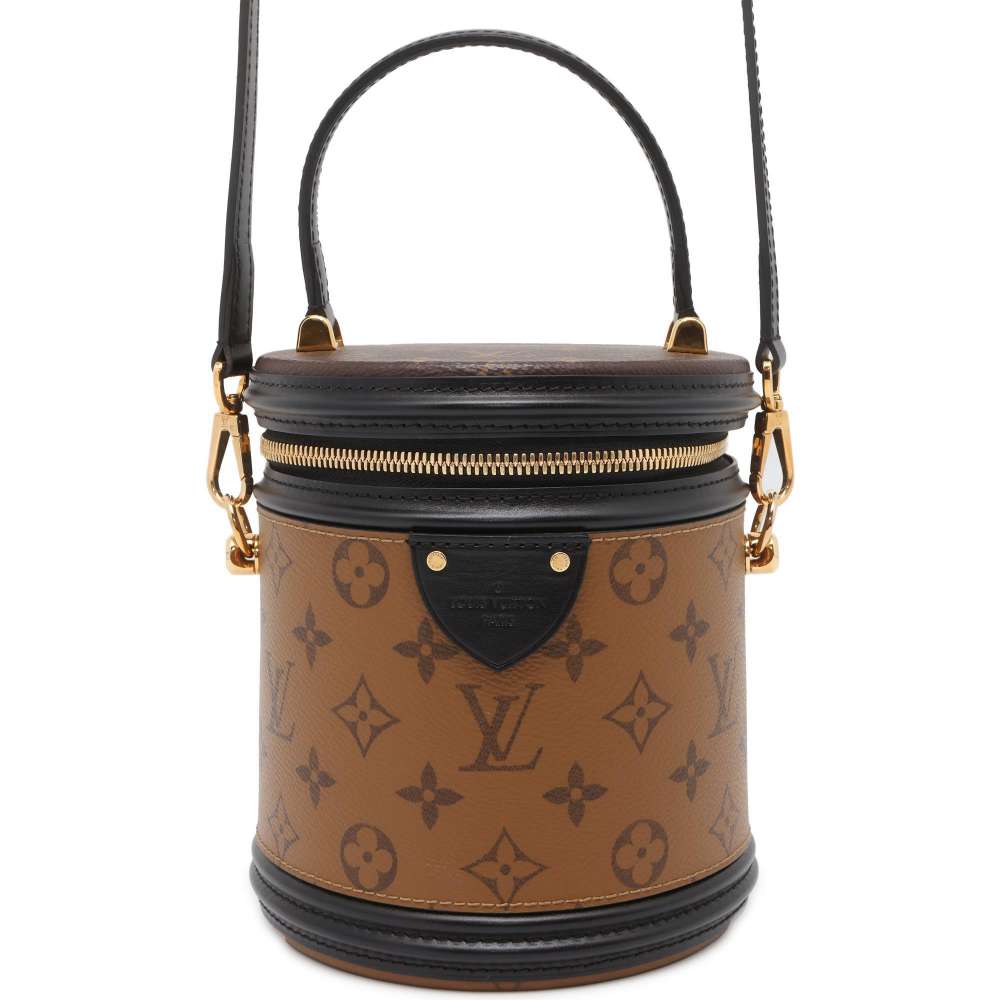 LOUIS VUITTON Cannes Noir M43986 Monogram Monogram Reverse Canvas