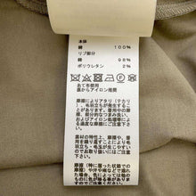 将图像加载到图库查看器中，HERMES One-piece dress with embroidery pocket Size 42 Khaki Cotton100%
