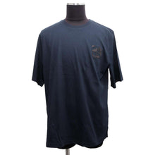 Load image into Gallery viewer, HERMES T-Shirt Mini Patch &quot;Metally O&#39;Cal&quot; Size L Marine Cotton100%
