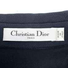 将图像加载到图库查看器中，Dior one piece Size 34 Navy311R90A1166 Wool 77% Silk23%
