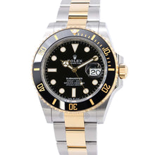 将图像加载到图库查看器中，ROLEX Submariner-Date W41mm Stainless Steel K18YG Black Dial 126613LN
