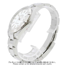 将图像加载到图库查看器中，ROLEX Datejust W41mm Stainless Steel K18WG White Dial126334
