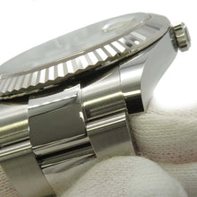 将图像加载到图库查看器中，ROLEX Datejust W41mm Stainless Steel K18WG White Dial126334
