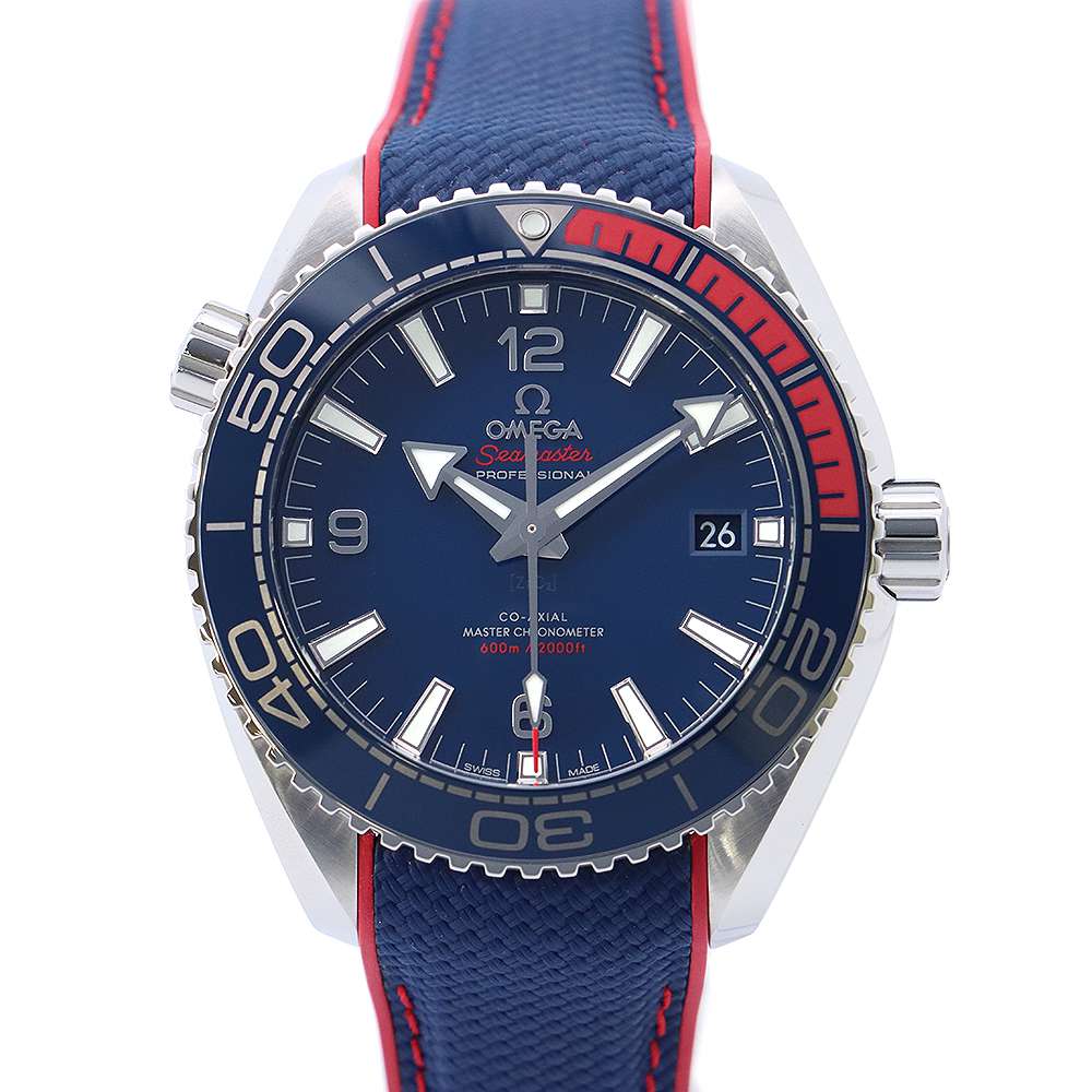 OMEGA Seamaster Planet Ocean 600m PyeongChang 2018 Limited Edition W43.5mm Stainless Steel Rubber Blue Dial 522.32.44.21.03.001