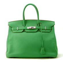 将图像加载到图库查看器中，HERMES Birkin Bamboo Taurillon Clemence Size 35
