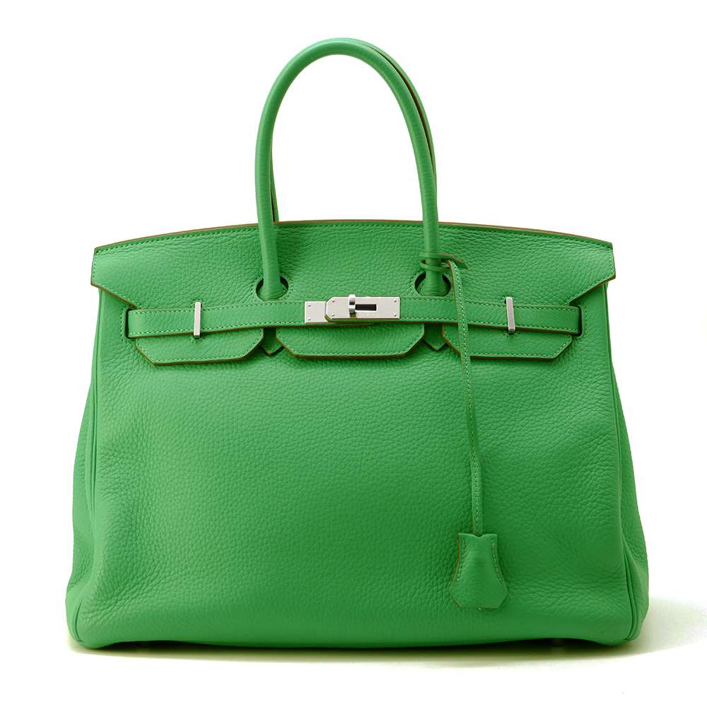 HERMES Birkin Bamboo Taurillon Clemence Size 35