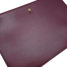 将图像加载到图库查看器中，GUCCI Animalier Clutch Bag Bordeaux 428724 Leather
