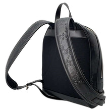 将图像加载到图库查看器中，GUCCI GG Embossed Backpack Black 658579 Leather
