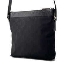 将图像加载到图库查看器中，GUCCI GG Shoulder Bag Black 510339 Nylon
