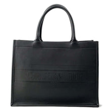 将图像加载到图库查看器中，Dior Book tote Black M1296ZGSB_M900 Calf Leather Size Medium
