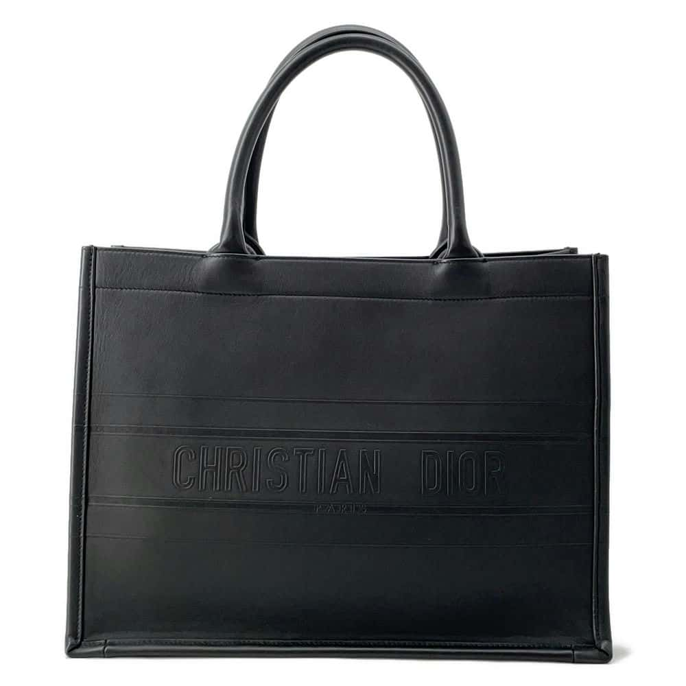 Dior Book tote Black M1296ZGSB_M900 Calf Leather Size Medium