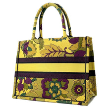 Load image into Gallery viewer, Dior Book tote Yellow/Multicolor Canvas Size Medium
