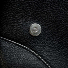 Load image into Gallery viewer, Dior Alex Fox Ton Collaboration Saddle Crossbody Bag Black Leather
