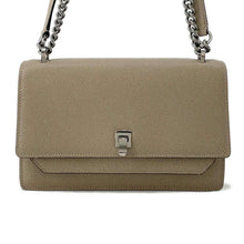 将图像加载到图库查看器中，Valextra Valextra Spritzer ChainShoulder Bag Beige Leather
