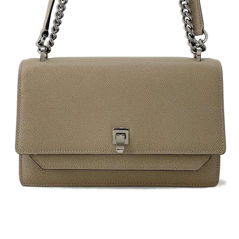 Valextra Valextra Spritzer ChainShoulder Bag Beige Leather