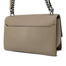 将图像加载到图库查看器中，Valextra Valextra Spritzer ChainShoulder Bag Beige Leather
